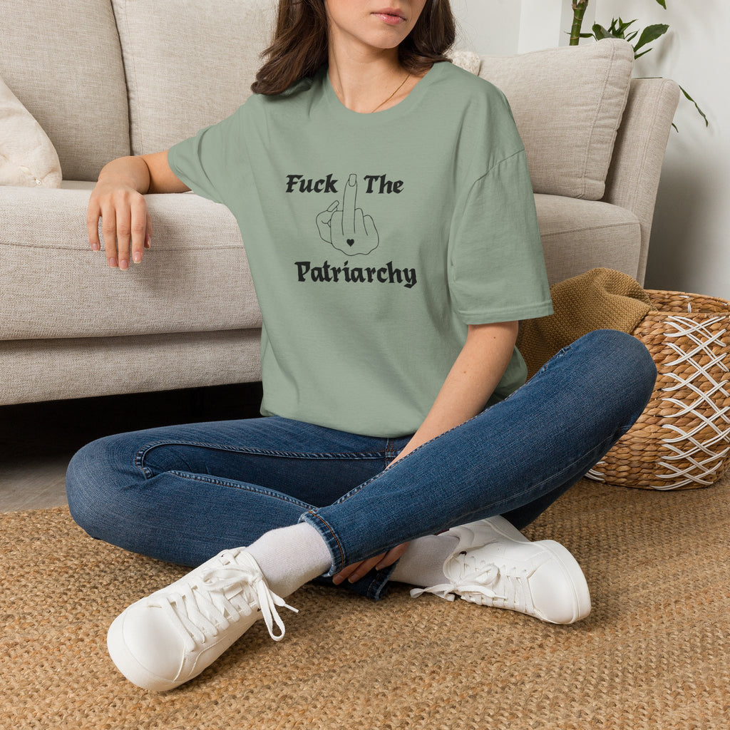 "Fuck The Patriarchy" Women's Tee — Feminist Graphic Shirt, Protest & Activist Top