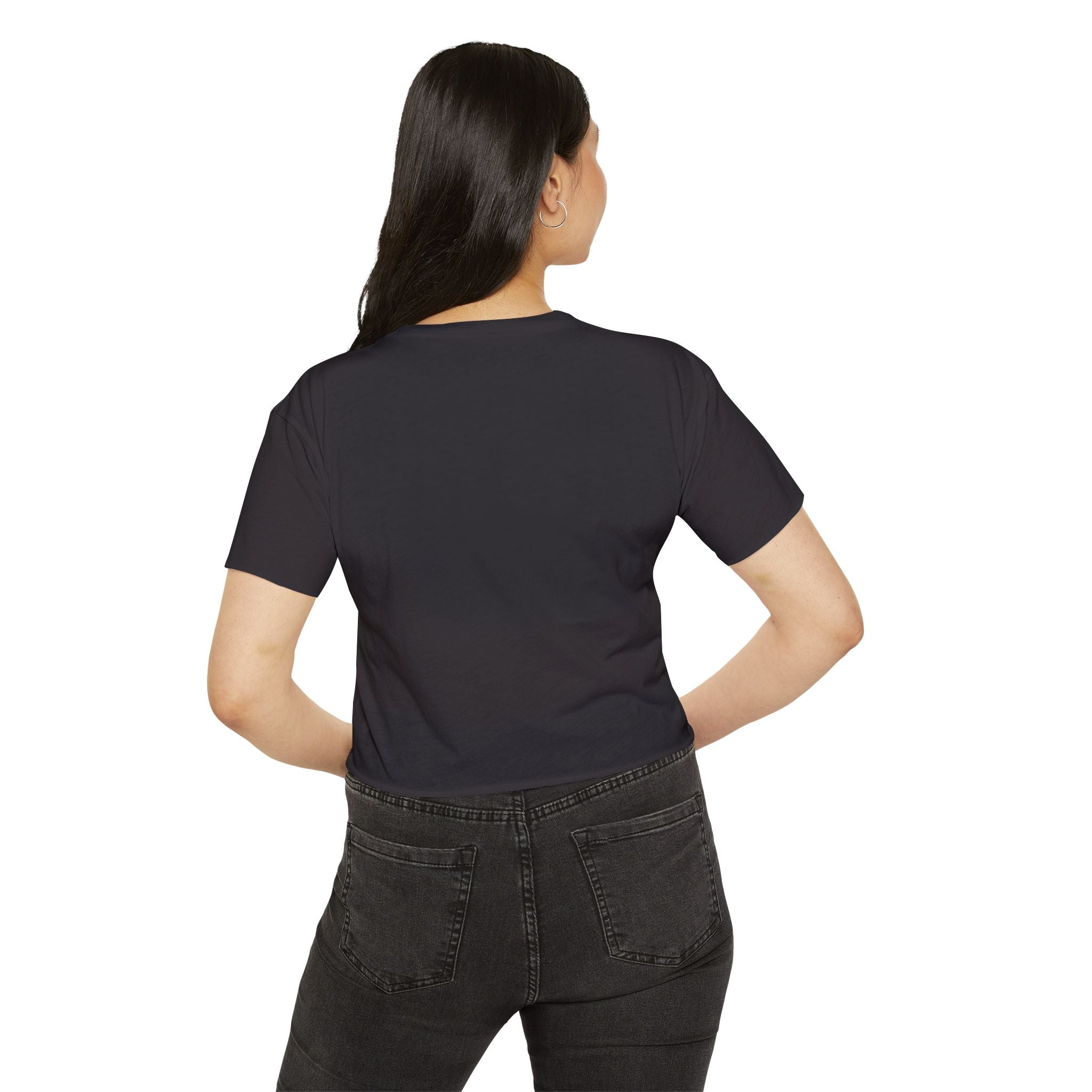 Delicate as Dynamite Crop Top — Women's Festival Butterfly Graphic Tee