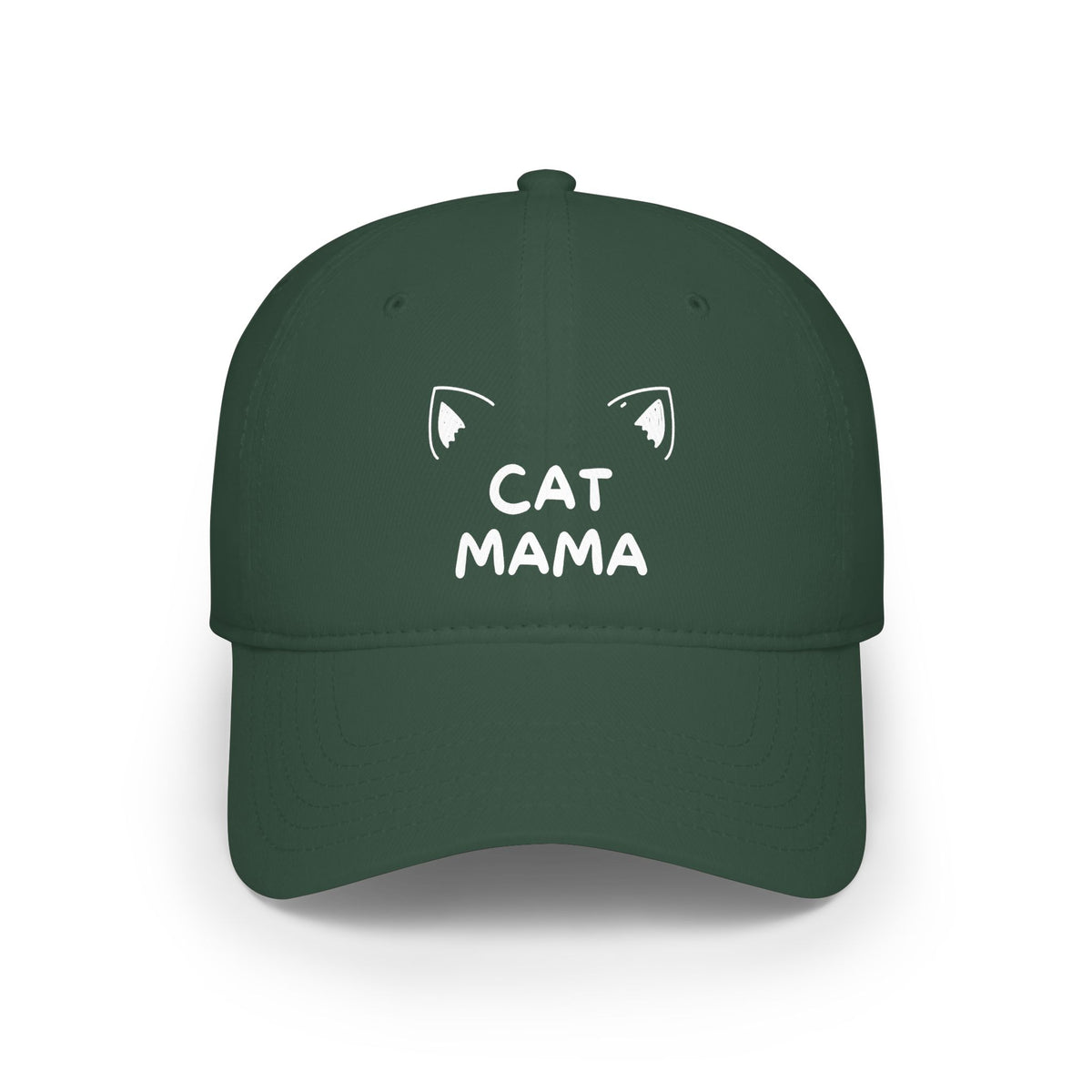 Cat Mama Baseball Cap — Low Profile Cat Mom Hat