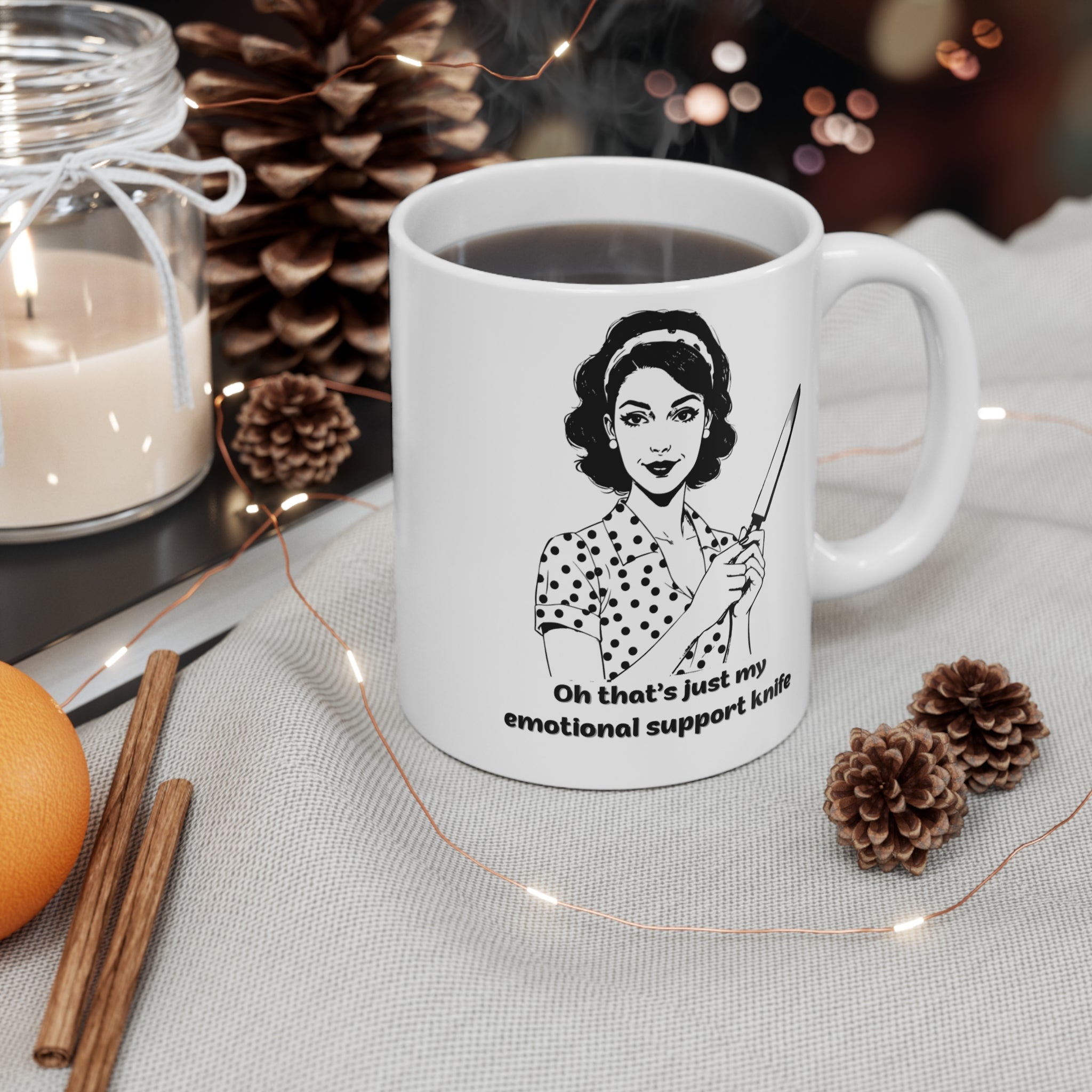 Retro Woman Funny Coffee mug