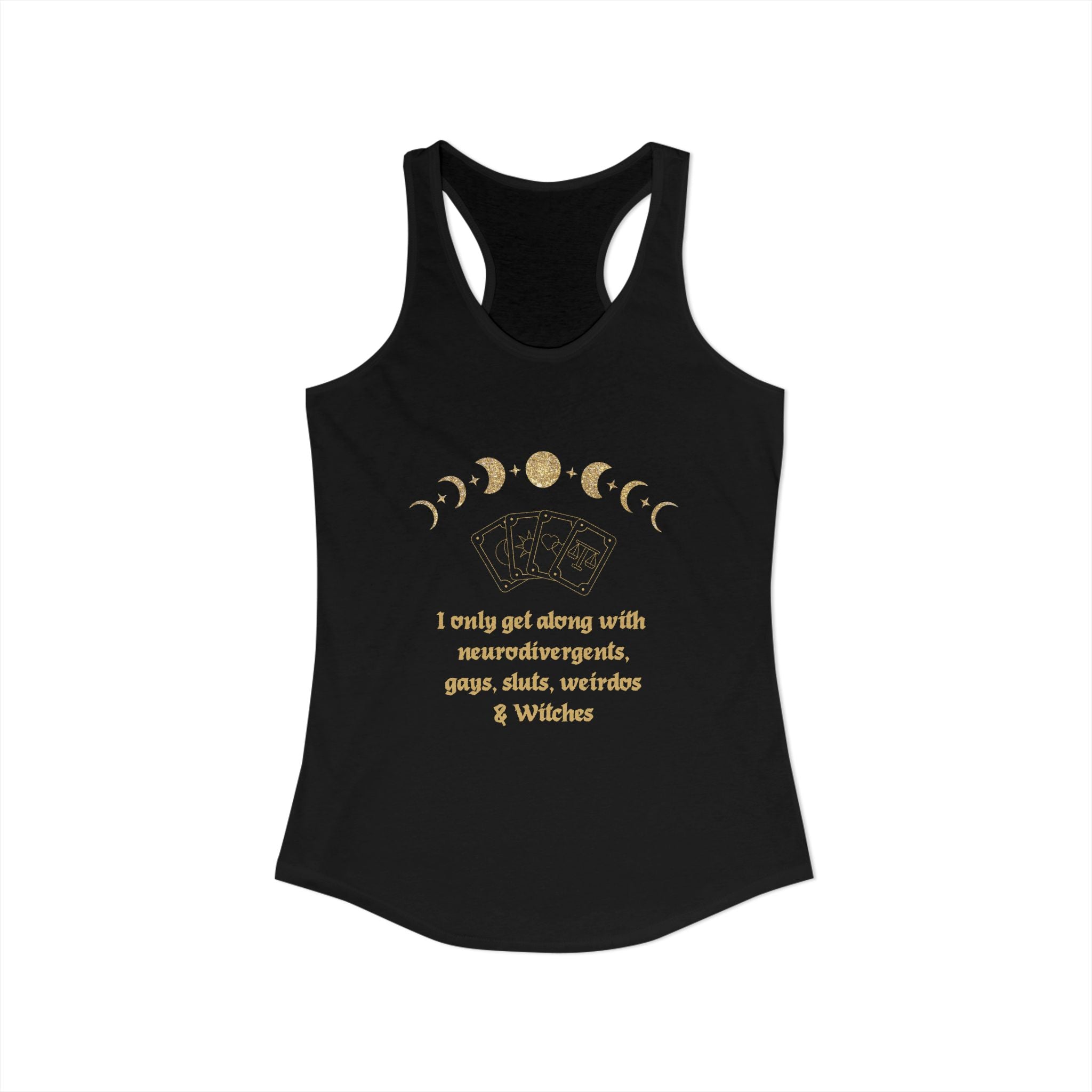Women's Ideal Racerback Tank- Witchy/ Neurodivergent vibes