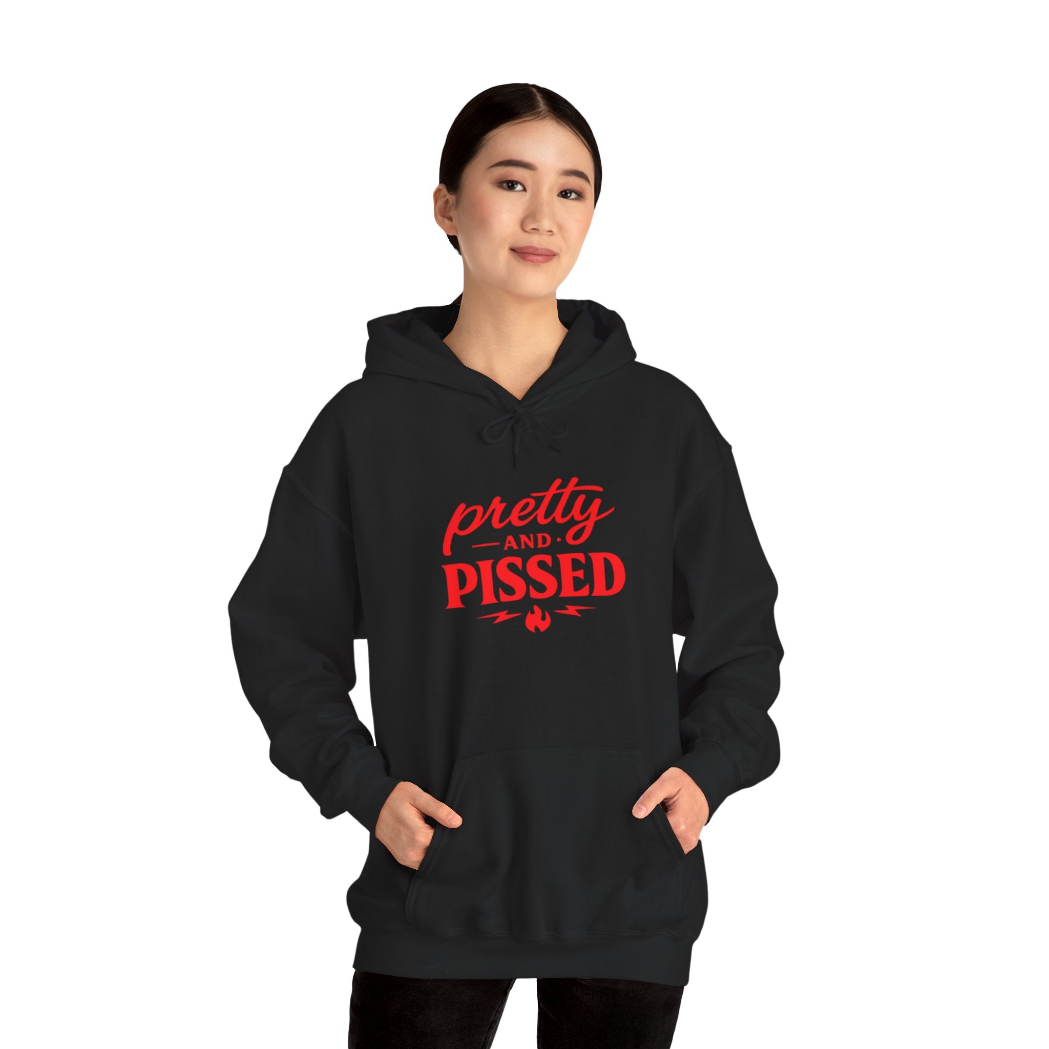 Pretty & Pissed Hoodie — Women's Attitude Graphic Hoodie