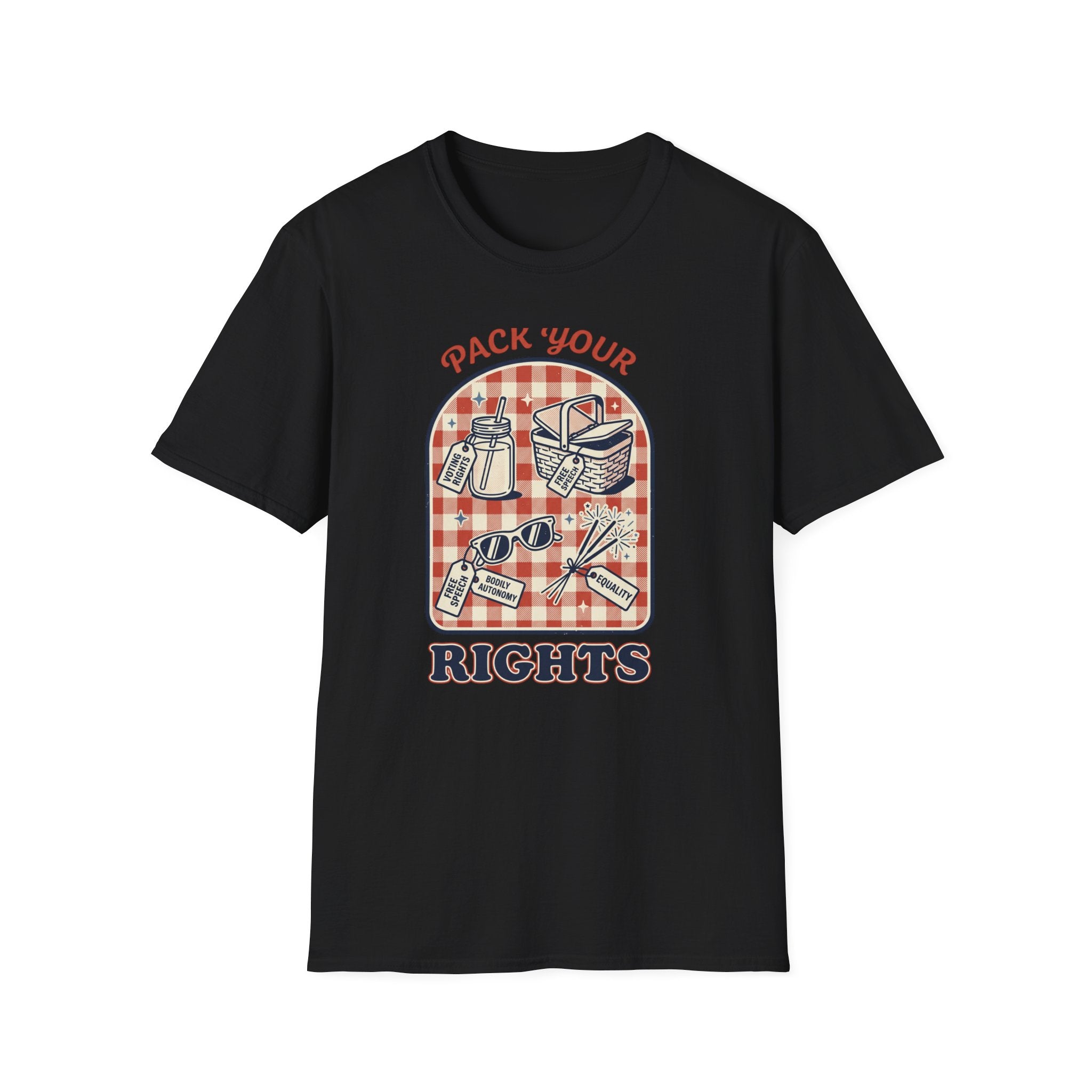 Pack Your Rights T shirt | Feminist 4th of July Shirt | Voting Rights Tee | Bodily Autonomy | Women’s Rights Gift