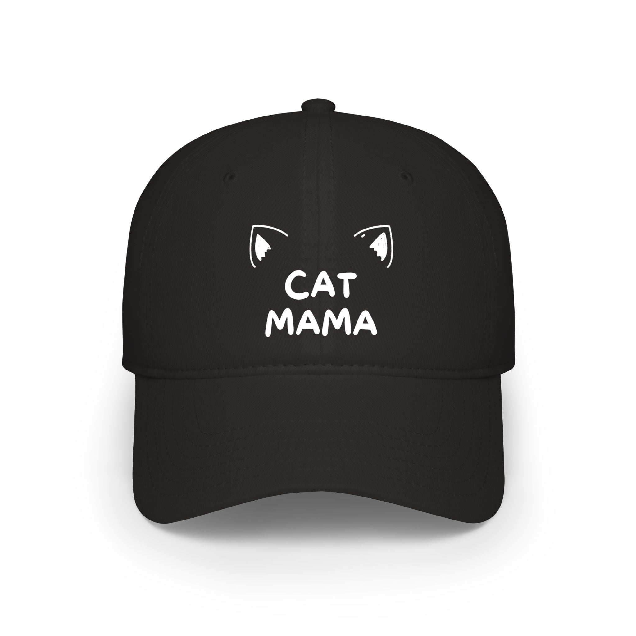 Cat Mama Baseball Cap — Low Profile Cat Mom Hat