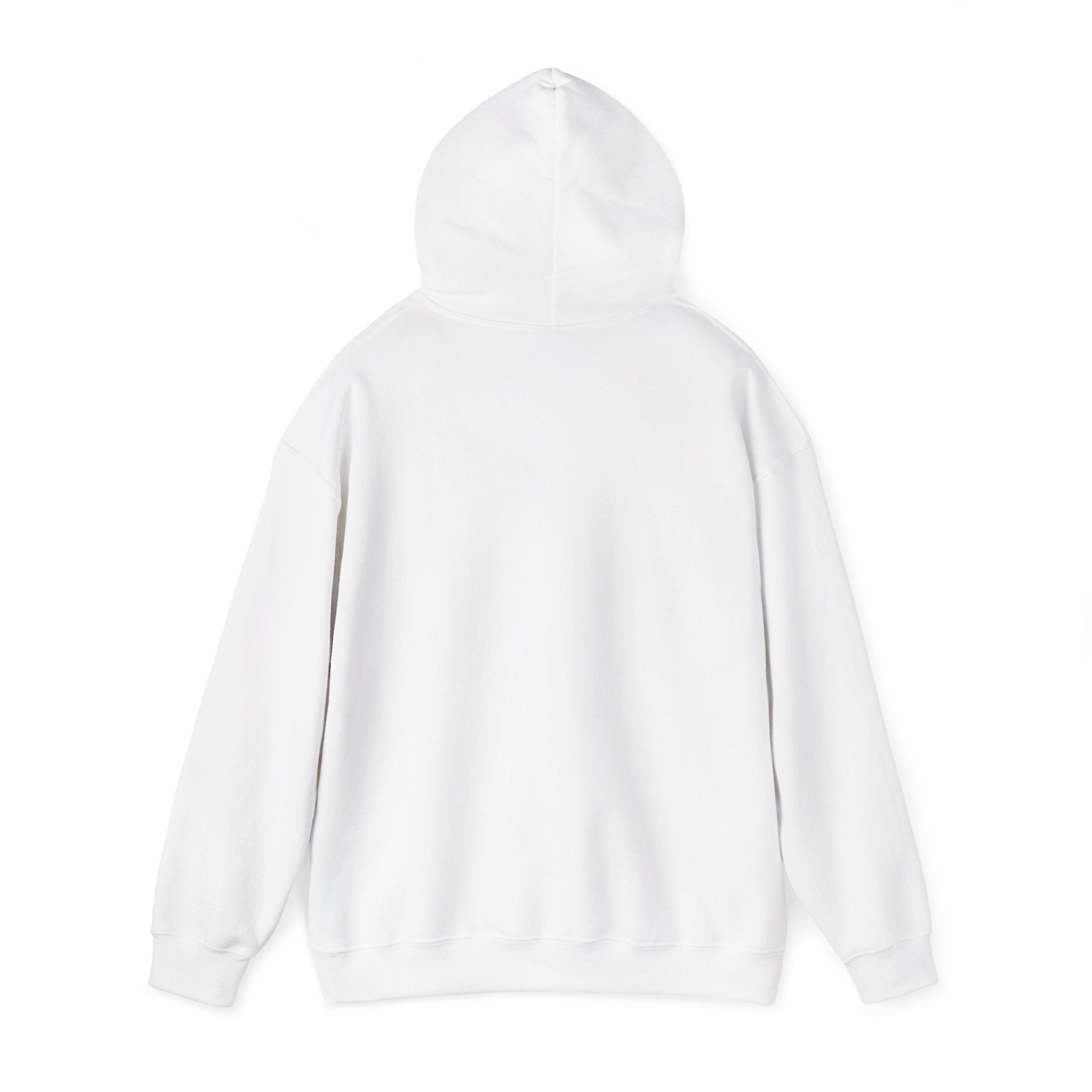 Glitter & Rage White Hoodie — Cute Pink Text Graphic Pullover