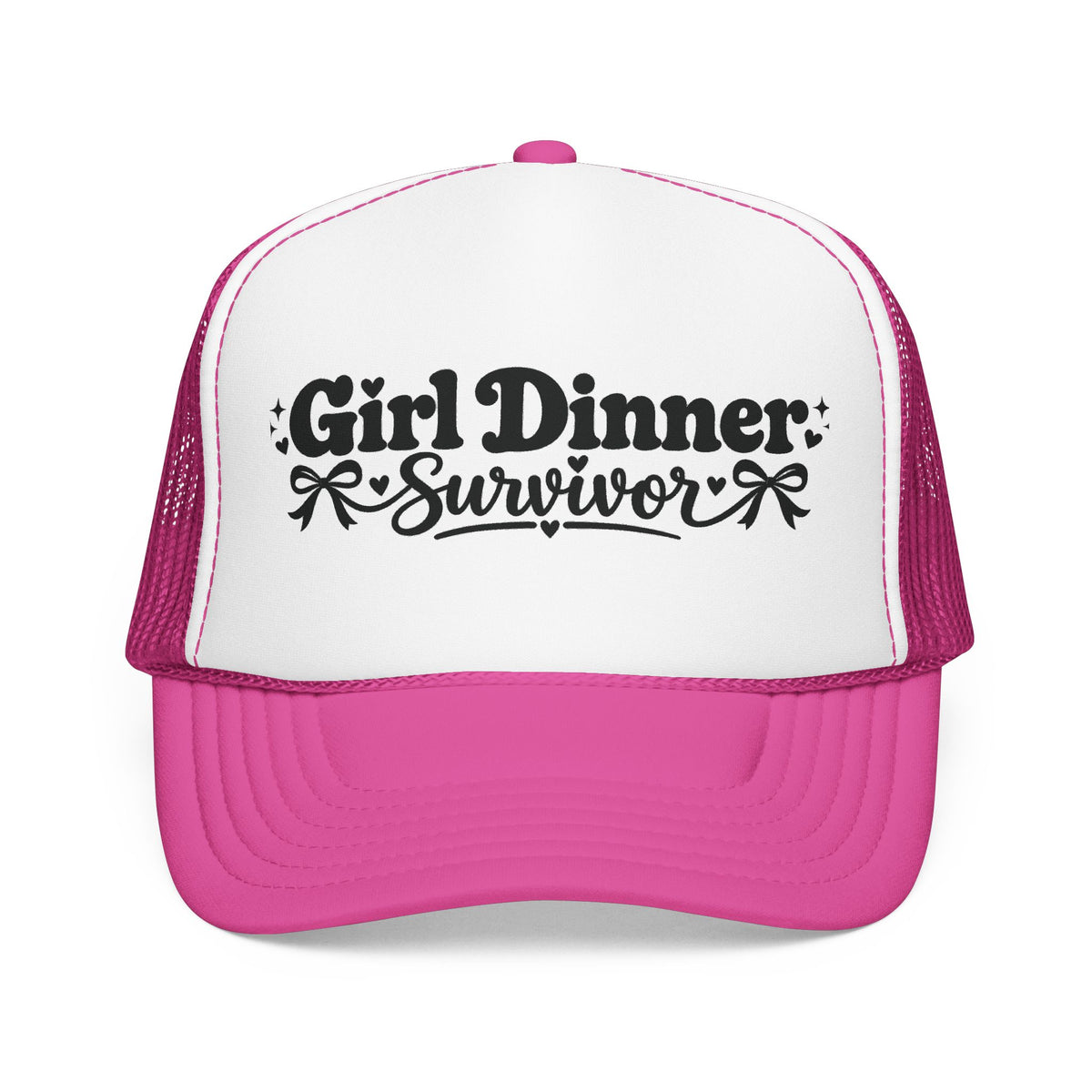 "Girl Dinner Survivor" Trucker Hat