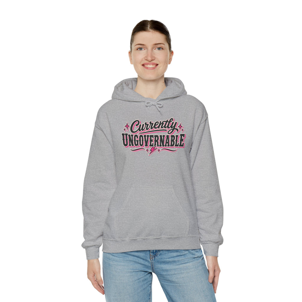 "Currently Ungovernable" Hoodie, Feminist Statement Sweatshirt
