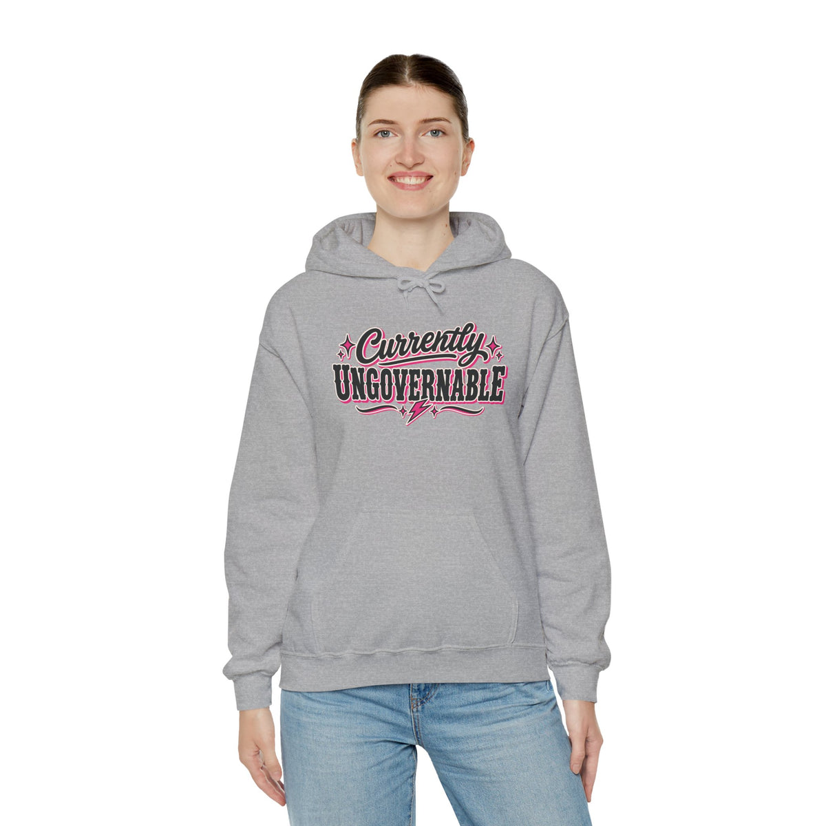 "Currently Ungovernable" Hoodie, Feminist Statement Sweatshirt
