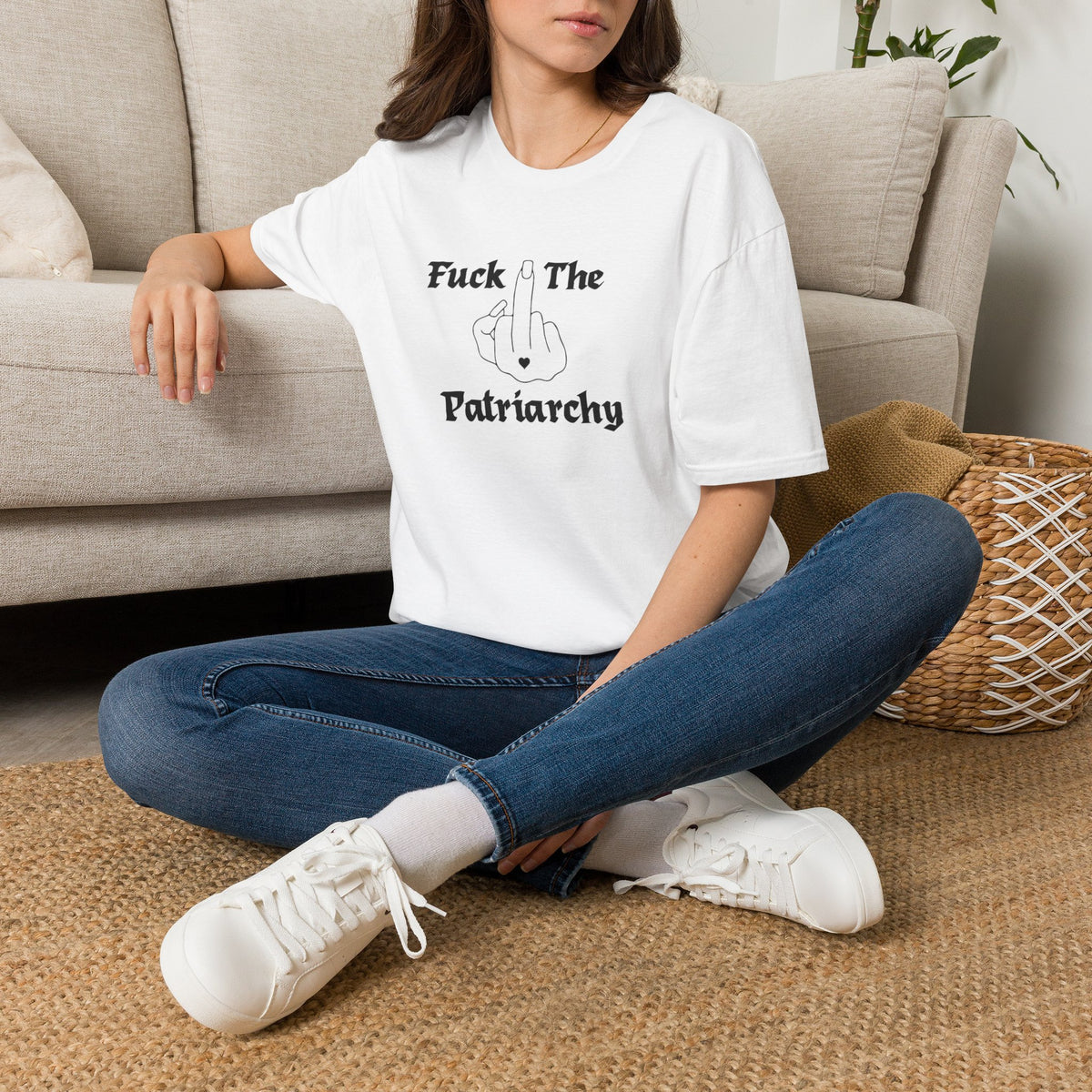 "Fuck The Patriarchy" Women's Tee — Feminist Graphic Shirt, Protest & Activist Top