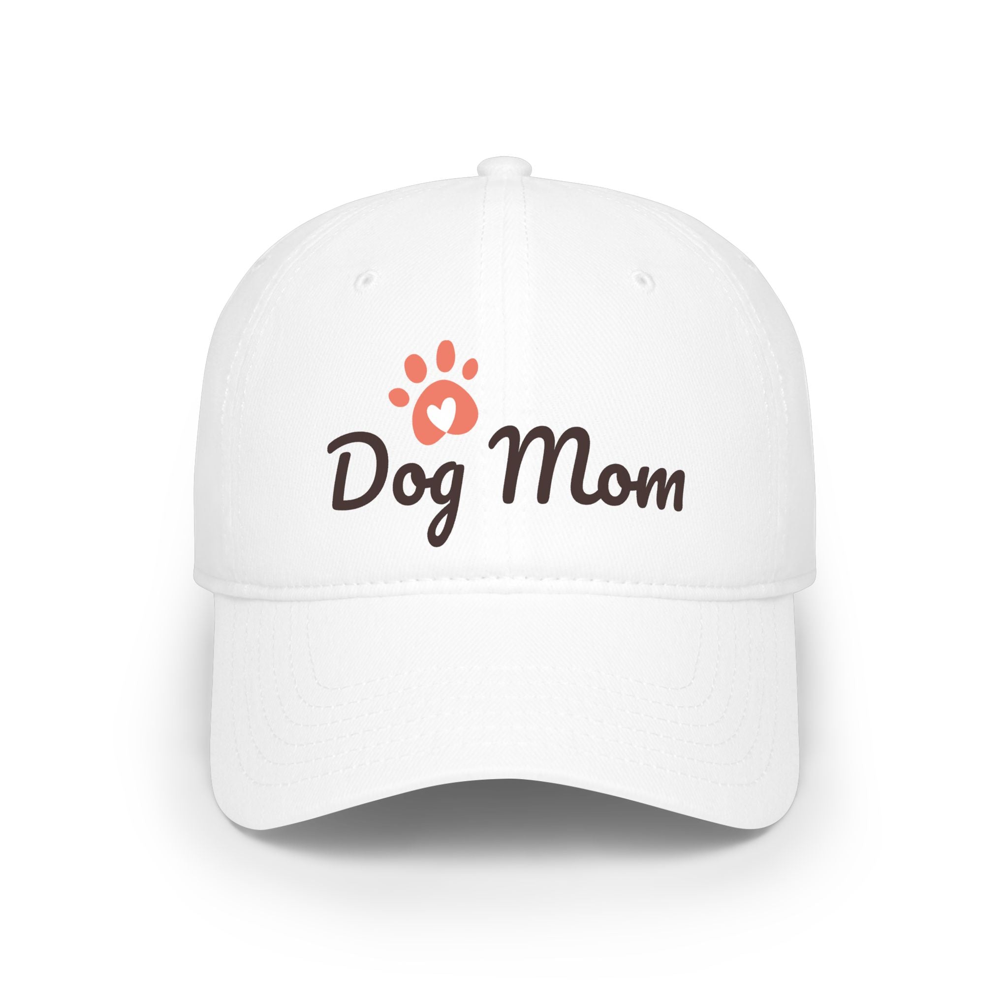 Dog Mom Baseball Cap — Paw Print Hat for Dog Lovers