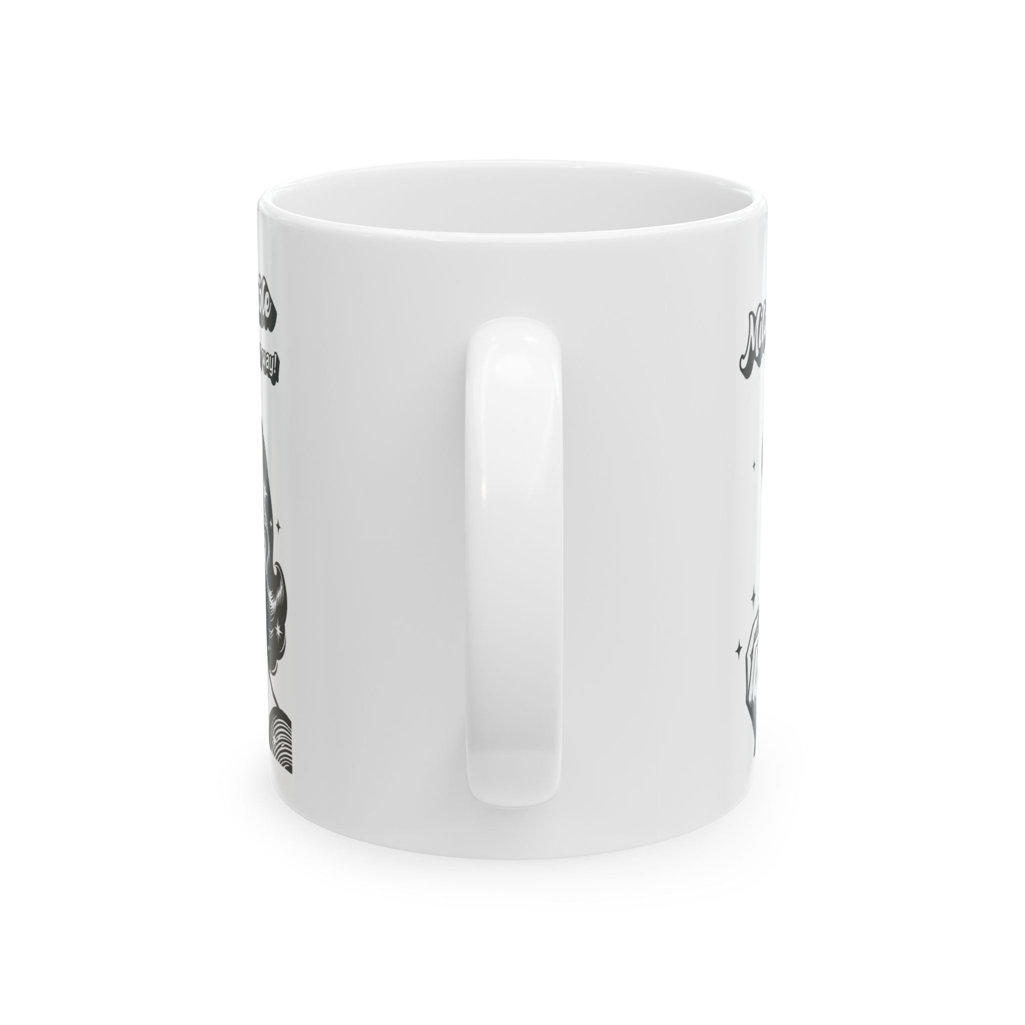 Retro 'Mildly unstable Ceramic Mug — Vintage Pin-Up Coffee Cup (11oz/15oz)