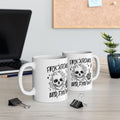 “Fuck around and find out” Skull Coffee Mug (11oz)