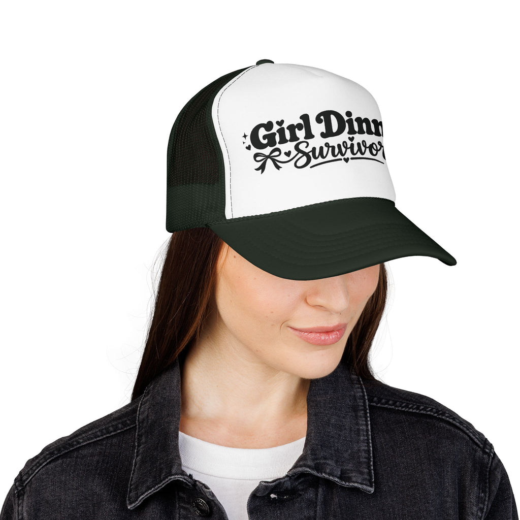 "Girl Dinner Survivor" Trucker Hat