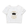 Witchy Moon Crop Tee — "I Only Get Along With Neurodivergents, Gays, Sluts, Weirdos & Witches"
