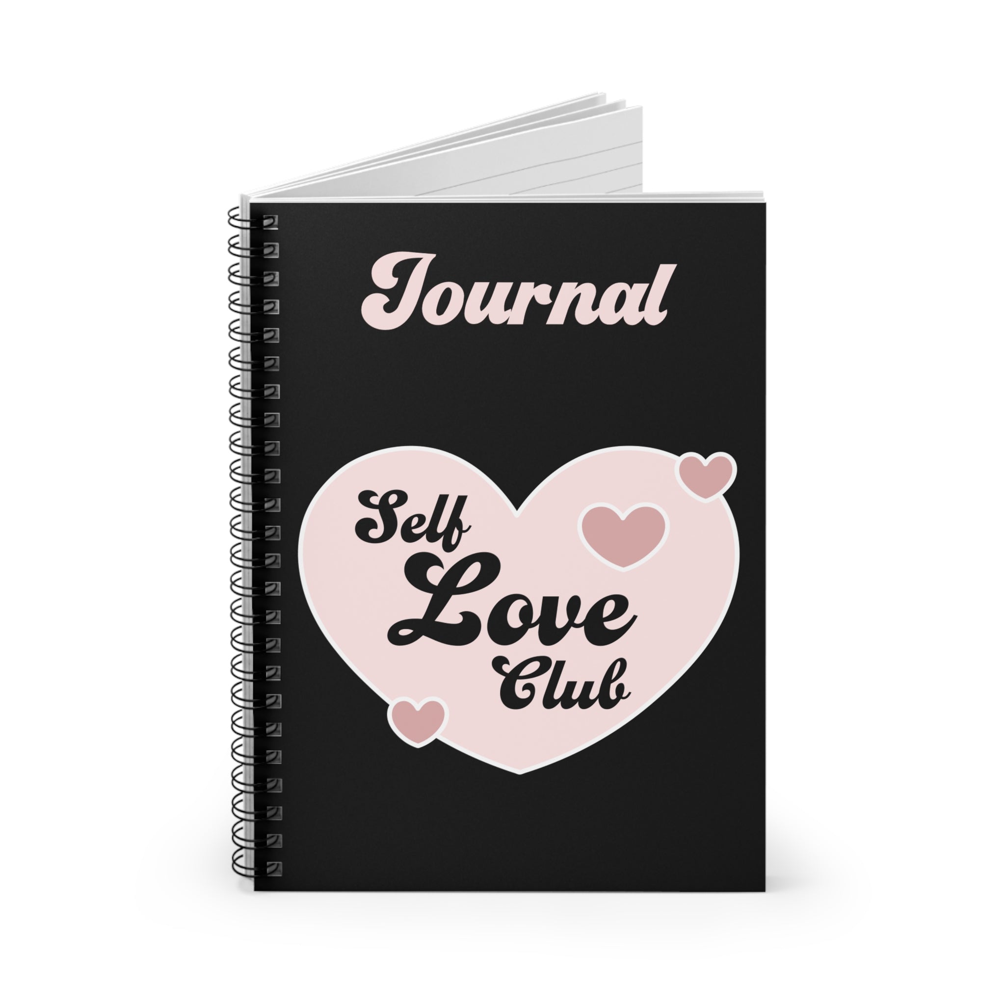 Self Love Club Journal — Spiral Ruled Notebook