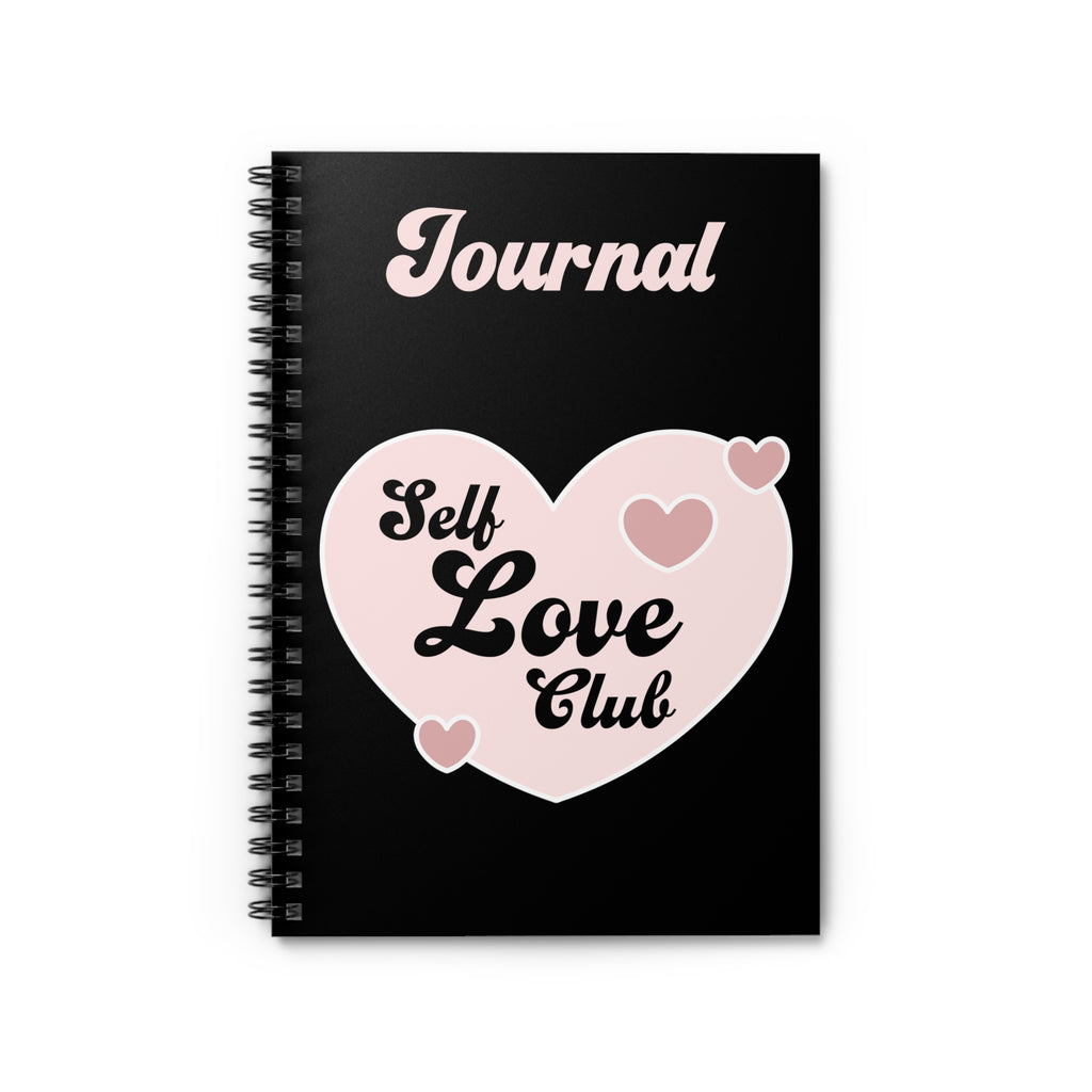 Self Love Club Journal — Spiral Ruled Notebook