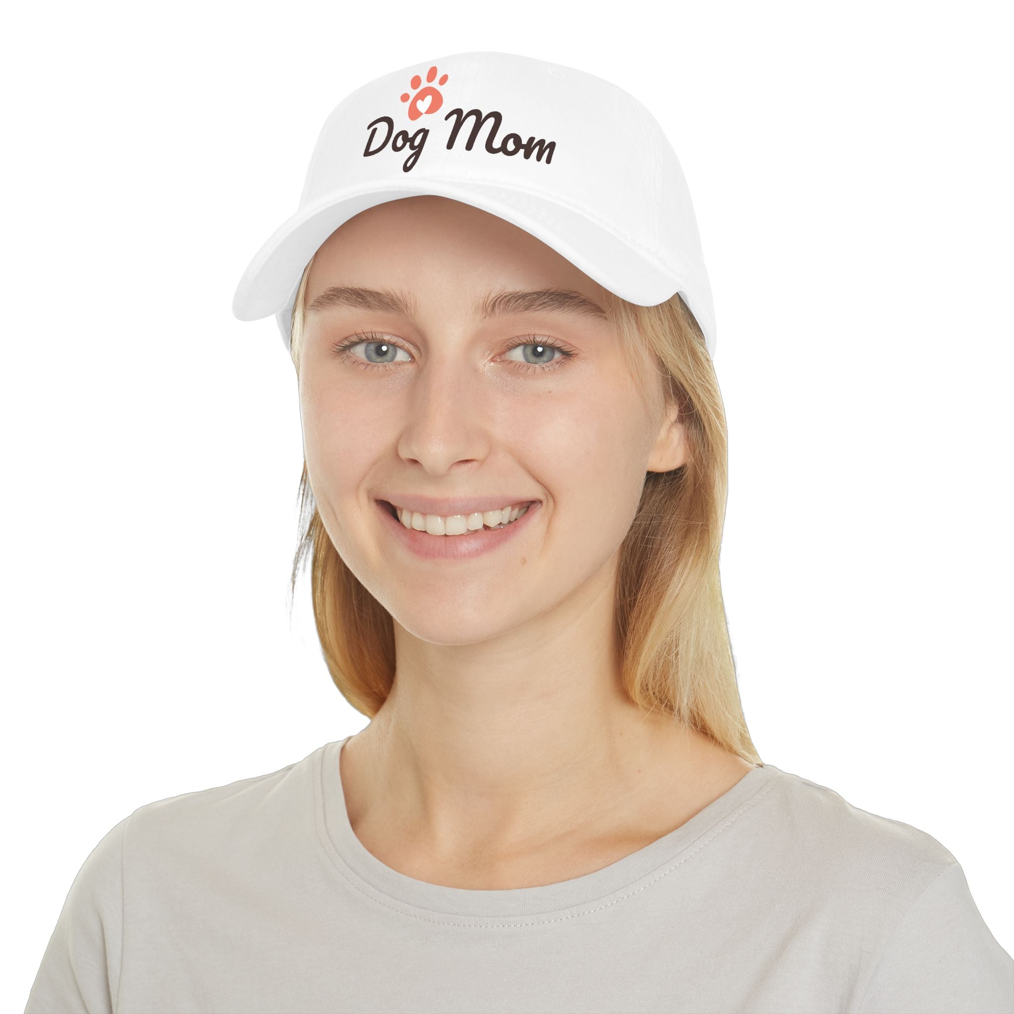 Dog Mom Baseball Cap — Paw Print Hat for Dog Lovers