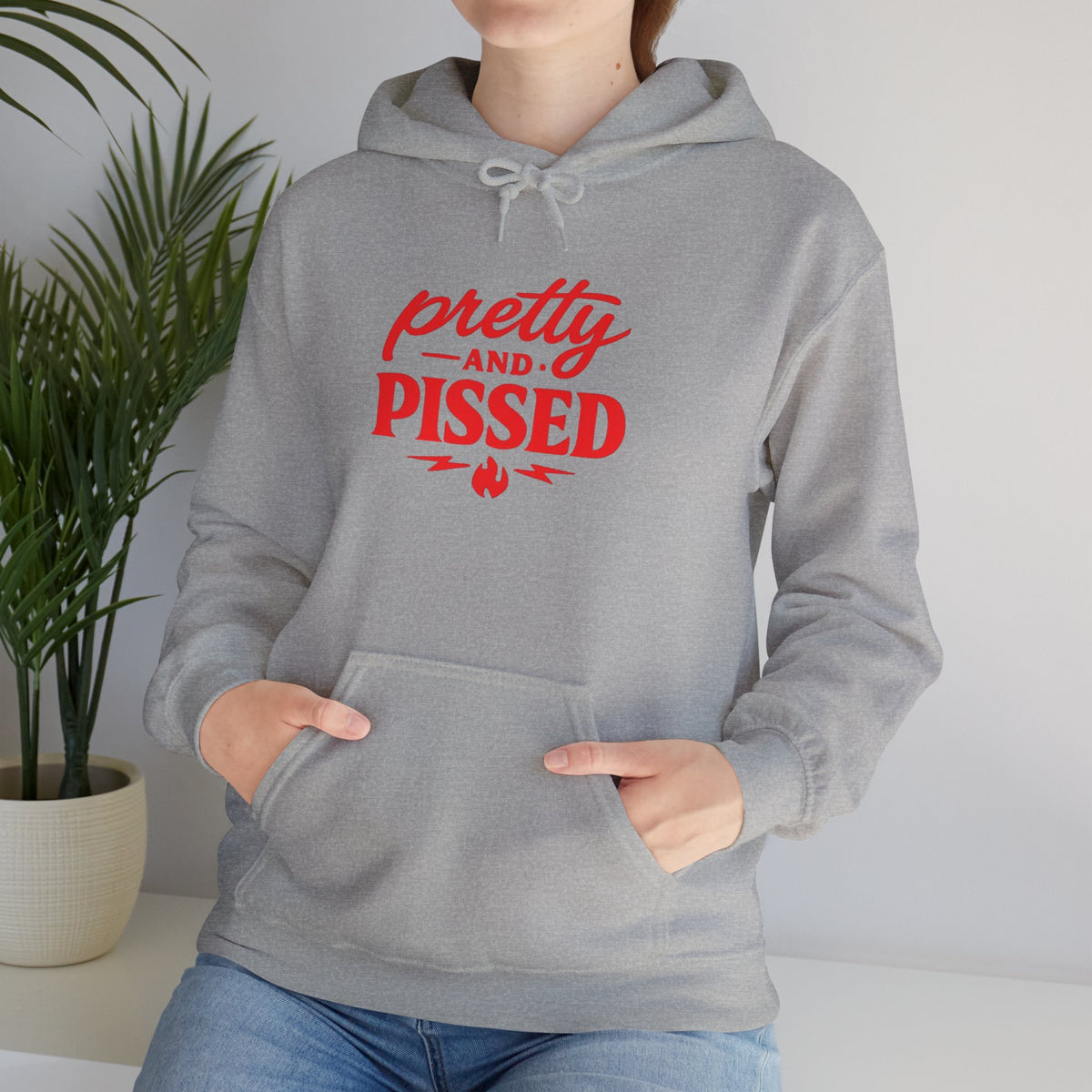 Pretty & Pissed Hoodie — Women's Attitude Graphic Hoodie
