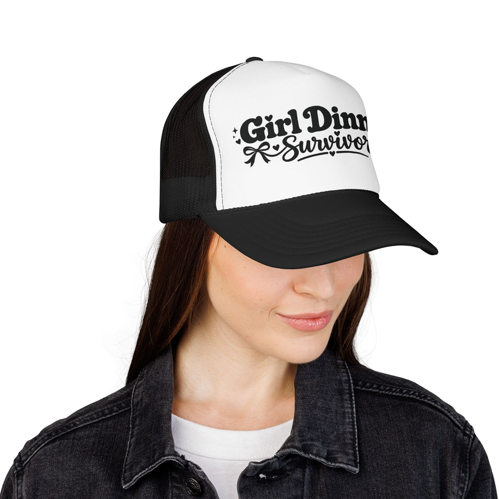 "Girl Dinner Survivor" Trucker Hat