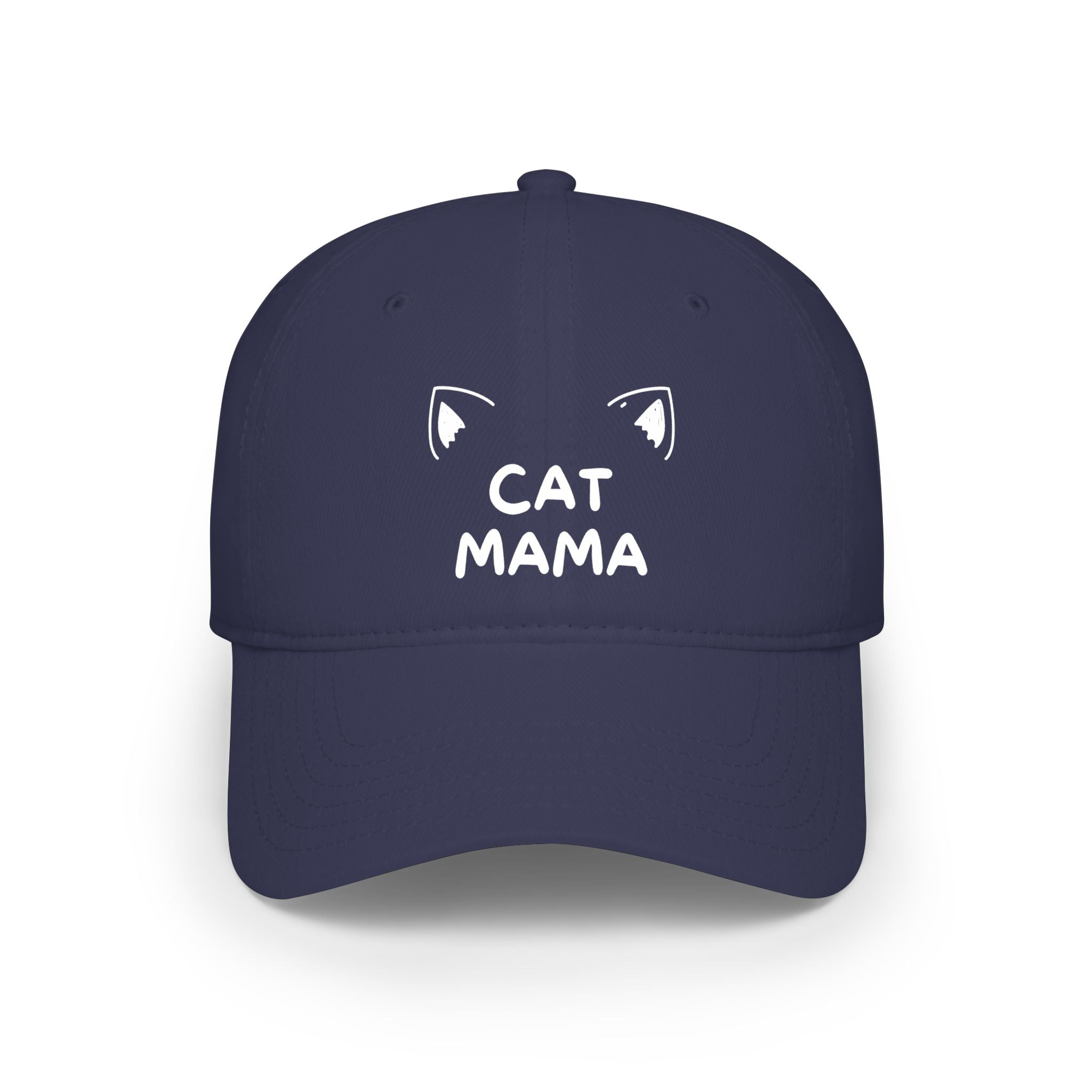 Cat Mama Baseball Cap — Low Profile Cat Mom Hat