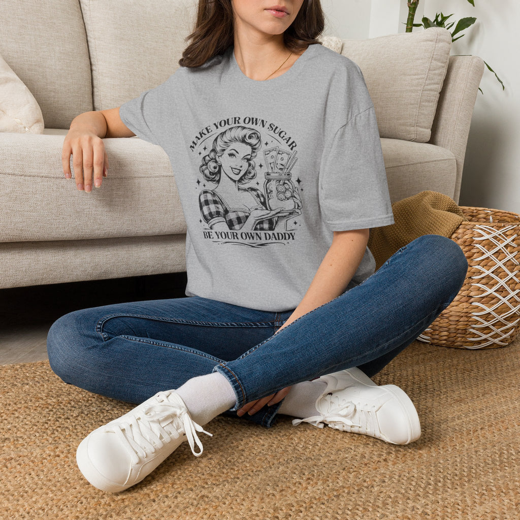 Make Your Own Sugar T-Shirt — Retro Pinup 'Be Your Own Dandy' Graphic Tee