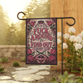Fuck Around & Find Out Garden Club — Vintage Rose Garden Flag