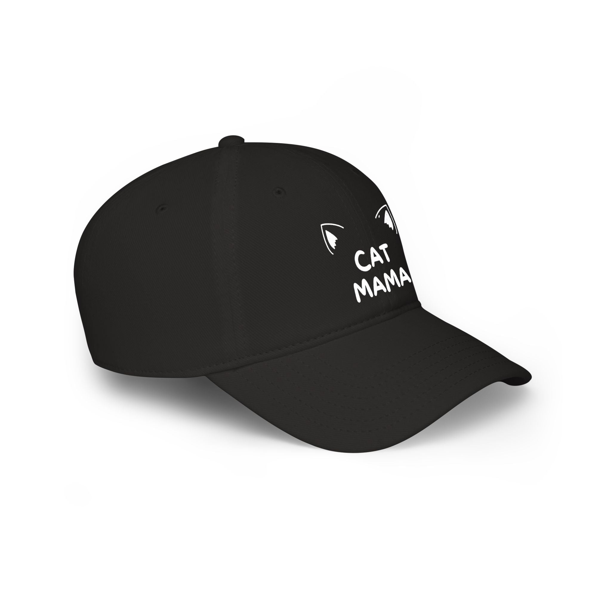 Cat Mama Baseball Cap — Low Profile Cat Mom Hat