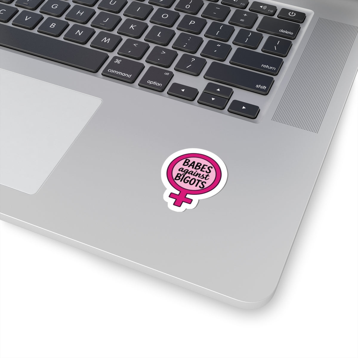 Babes Against Bigots Sticker — Feminist Venus Symbol Sticker