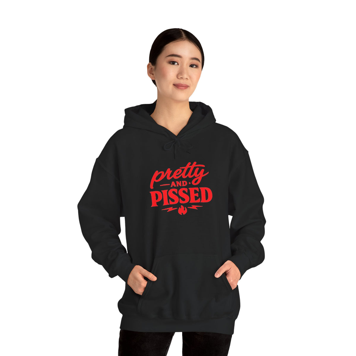 Pretty & Pissed Hoodie — Women's Attitude Graphic Hoodie