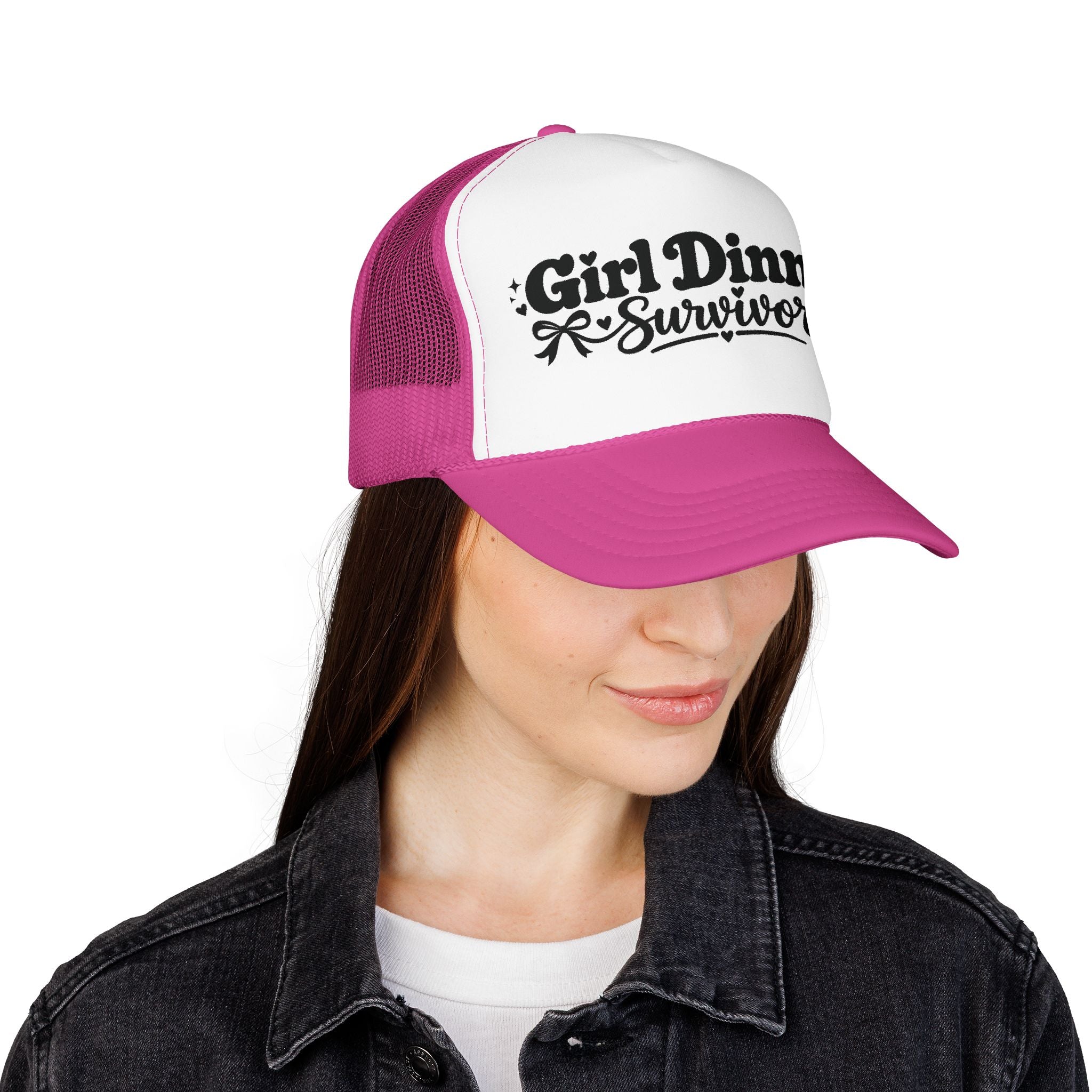 "Girl Dinner Survivor" Trucker Hat