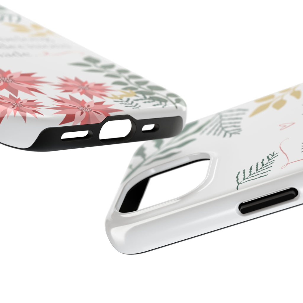 Women Belong Where Decisions Are Made Tough Phone Case — Floral Feminist iPhone Case