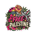 Free Palestine Sticker — Bold Solidarity Kiss-Cut Decal