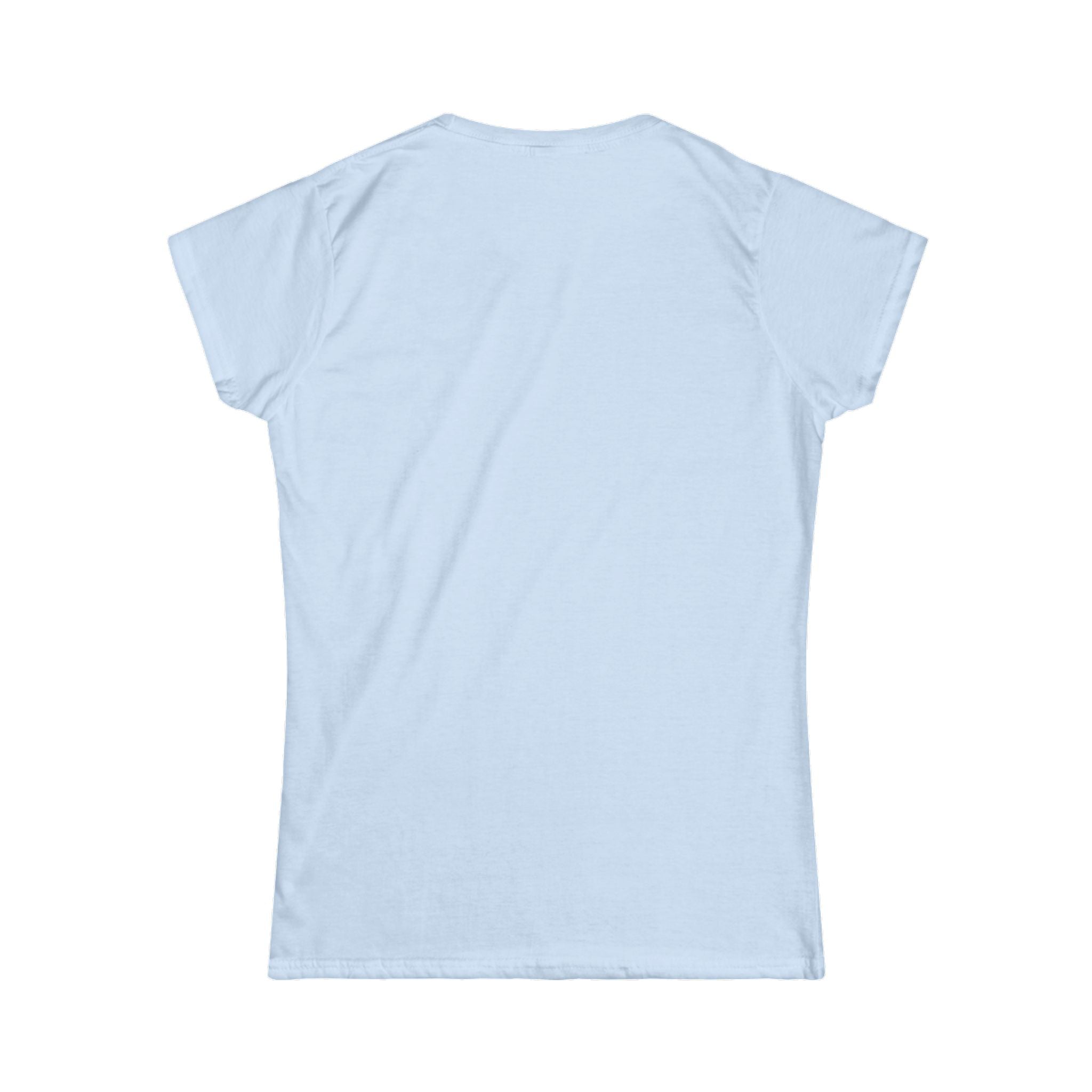 Light blue t-shirt on a white background