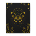 Mystic Gold Butterfly Canvas Wall Art