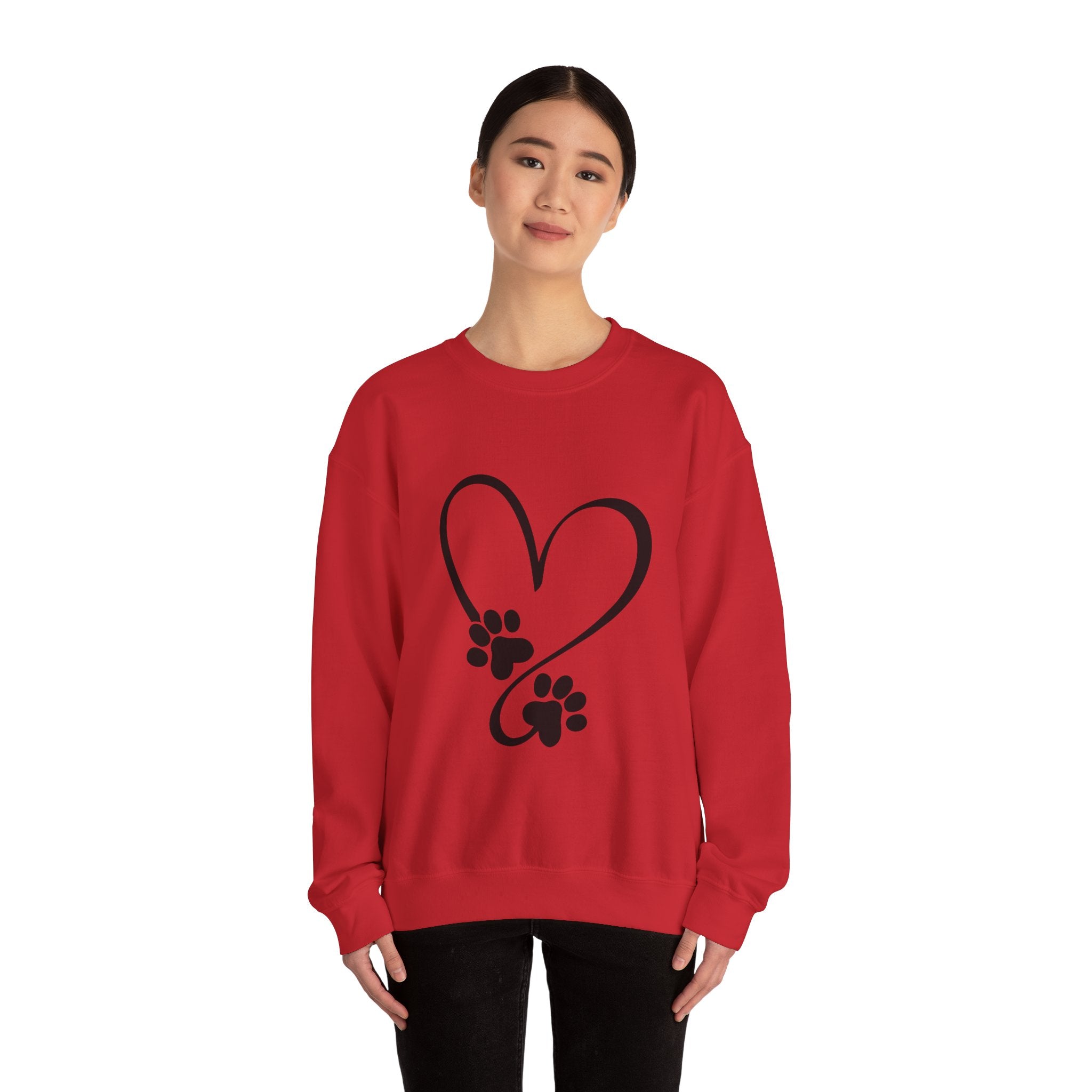 Paw Heart Crewneck Sweatshirt