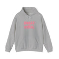 Hoodie — "Sweet But Feral" Pink Graphic Pullover